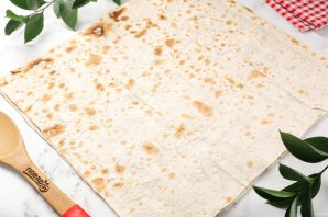 Лаваш со сгущенкой Лаваш со сгущенкой