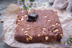 Вкусный шоколадный щербет с арахисом Вкусный шоколадный щербет с арахисом