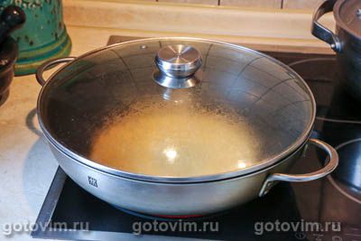 Попкорн с сыром на сковороде