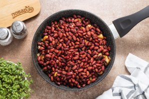 Красная фасоль с грибами Красная фасоль с грибами