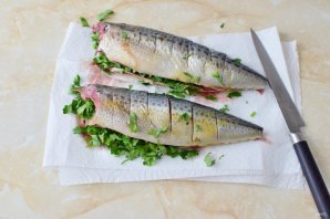 Скумбрия в фольге Скумбрия в фольге