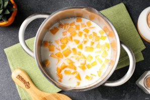 Каша ячневая с тыквой Каша ячневая с тыквой