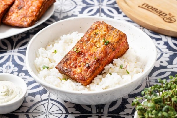 Веганский лосось из тофу Веганский лосось из тофу