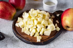 Блинчики с яблоками Блинчики с яблоками