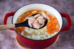 Уха с перловкой