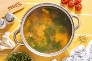 Суп из вешенок Суп из вешенок