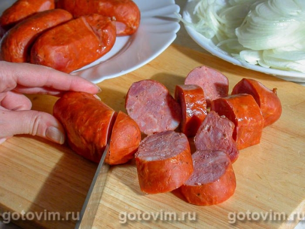 Маринованные колбаски по-чешски Маринованные колбаски по-чешски