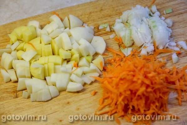 Мясной суп с пшеничной крупой «Артек»