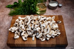 Постный грибной суп