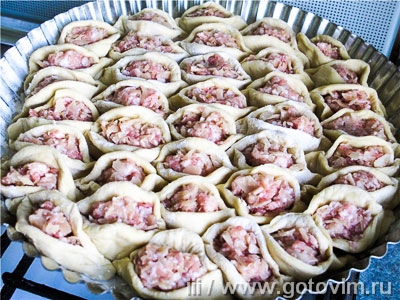 Пирог с мясом и капустой «Соты»