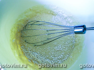 Поповеры с салатом из крабовых палочек Поповеры с салатом из крабовых палочек