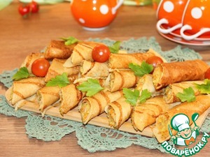Блины из поленты с картофельной начинкой Блины из поленты с картофельной начинкой