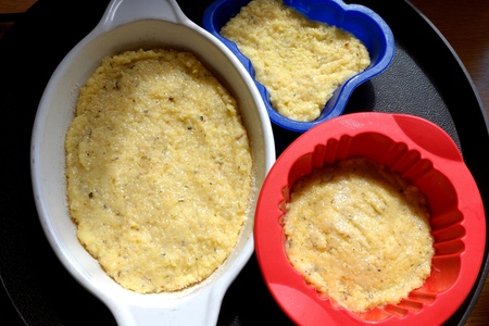 Закуска из овощей и грибов на поленте Закуска из овощей и грибов на поленте