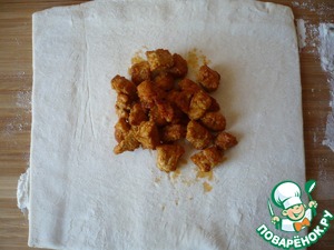 Слойка с индейкой Слойка с индейкой