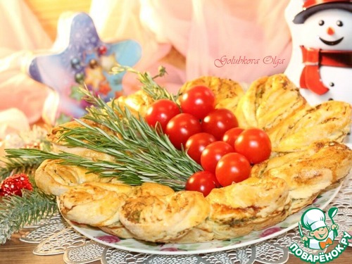 Пирог "Венок" с 2 начинками Пирог "Венок" с 2 начинками