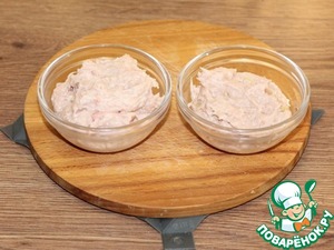 Змейки из слоеного теста с начинкой