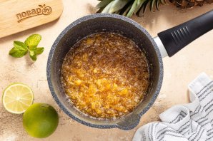 Варенье из ананаса с лаймом и мятой Варенье из ананаса с лаймом и мятой