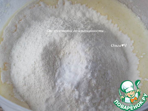 Шоколадно-творожный пирог с брусникой, миндалём Шоколадно-творожный пирог с брусникой, миндалём