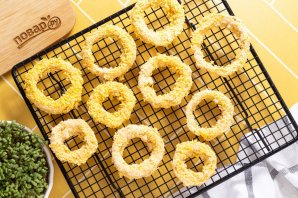 Луковые кольца в аэрогриле Луковые кольца в аэрогриле