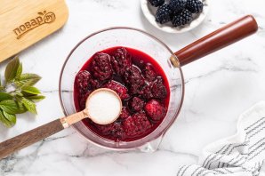 Ежевичное мороженое Ежевичное мороженое