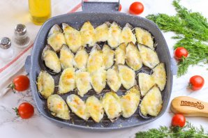 Мидии в сливочном соусе в духовке Мидии в сливочном соусе в духовке