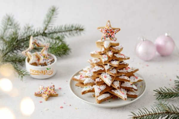 "Елочка" из имбирного печенья "Елочка" из имбирного печенья