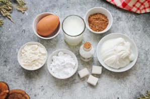 Шоколадный меренговый рулет Шоколадный меренговый рулет