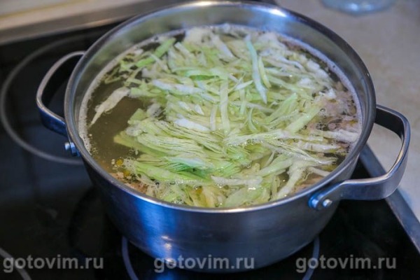Щи с мясом и печеными овощами Щи с мясом и печеными овощами