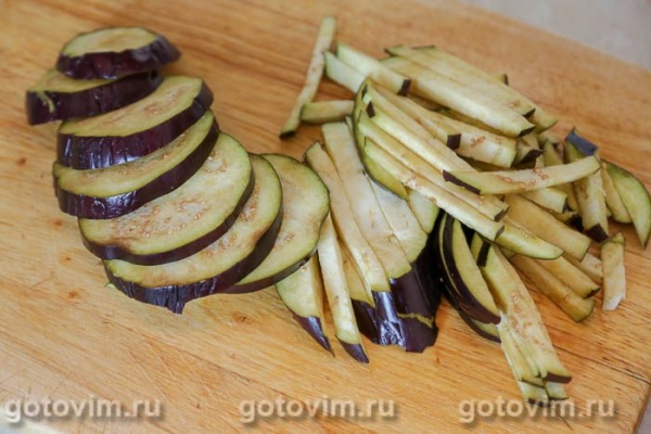 Овощное рагу с баклажанами и лисичками Овощное рагу с баклажанами и лисичками