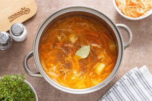 Щи из квашеной и свежей капусты Щи из квашеной и свежей капусты