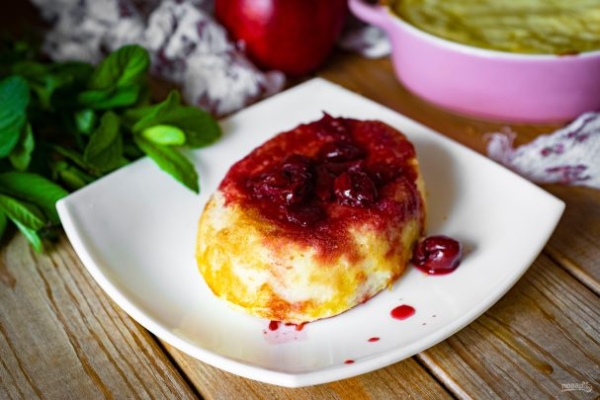 Манный пудинг как в детском саду Манный пудинг как в детском саду