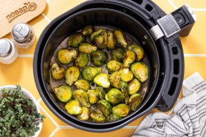 Брюссельская капуста в аэрогриле