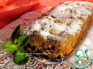 Кекс с черносливом и миндальной мукой
