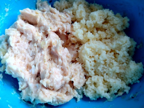 Помидоры фаршированные грибами, фаршем и кускусом Помидоры фаршированные грибами, фаршем и кускусом