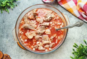 Свинина в микроволновке Свинина в микроволновке