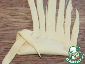 Плетеные булочки на молоке с начинкой