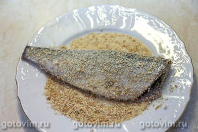 Жареная сельдь в сухарях