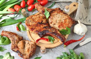 Шашлык из корейки