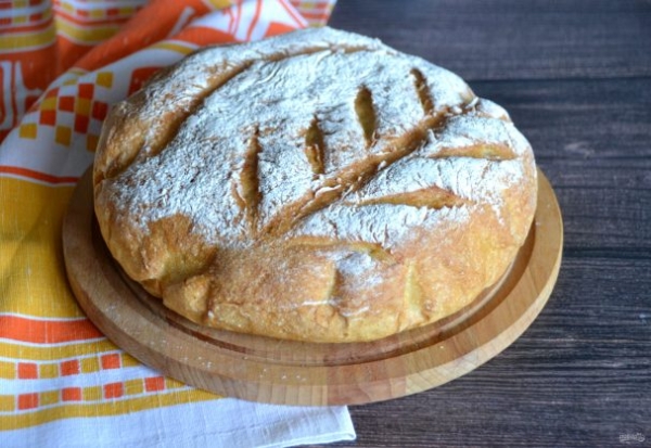 Кукурузный хлеб на дрожжах