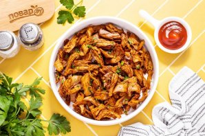 Соевое мясо в аэрогриле Соевое мясо в аэрогриле