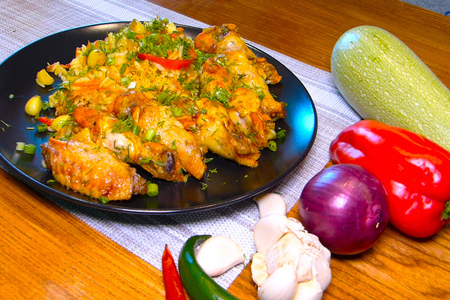 Куриные крылышки в духовке Куриные крылышки в духовке