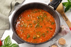 Треска, запеченная под соусом Треска, запеченная под соусом