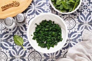 Корейская закуска из шпината