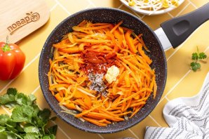 Салат из пророщенной сои по-корейски Салат из пророщенной сои по-корейски