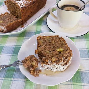 Яблочно-ореховый кекс Яблочно-ореховый кекс