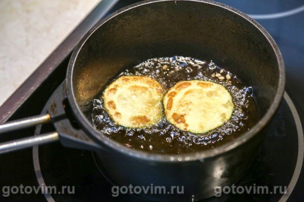 Жареные кабачки в крахмале