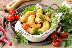 Креветки в панировке в аэрогриле Креветки в панировке в аэрогриле