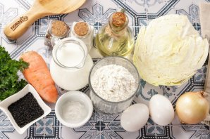 Шарлотка с капустой Шарлотка с капустой