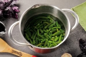 Стручковая фасоль с грибами Стручковая фасоль с грибами