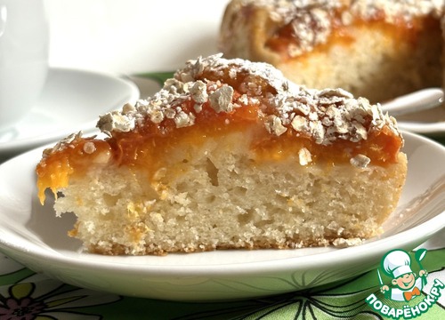 Абрикосово-кокосовый пирог Абрикосово-кокосовый пирог